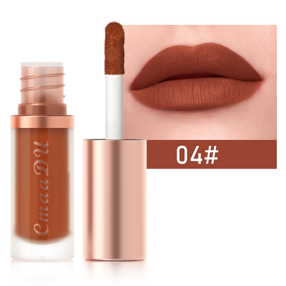 1pcs Waterproof Matte Velvet Lip Glaze Moisturizing Long Lasting Non-stick Cup Not Easy To Fade Lip Gloss Lipstick Makeup — image 12