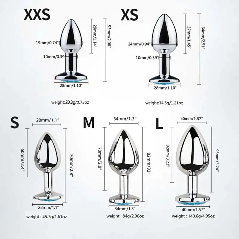 금속 부드러운 항문 플러그 스테인레스 스틸 쥬얼리베이스 부드러운 엉덩이 플러그 전립선 마사지 딜도 항문 자극기 성인 섹스 토이 — image 3