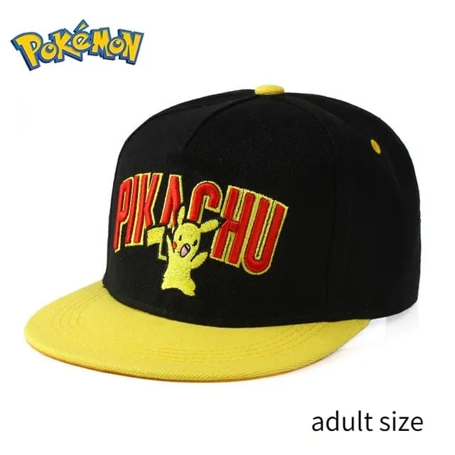 Pokemon Pikachu Baseball Cap Anime Cartoon Figure Cosplay Hat Adjustable Women Men Kids Sports Hip Hop Caps Toys Birthday Gift — image 39