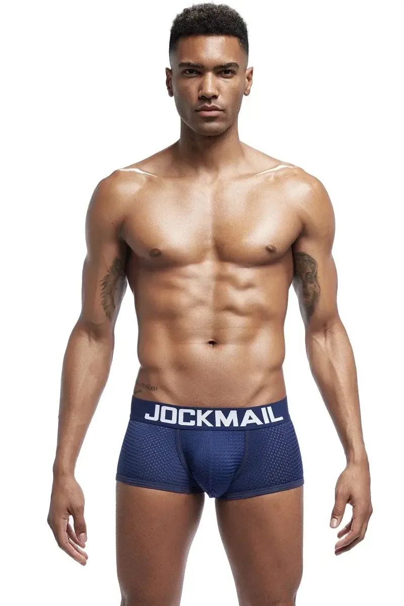 4PCS/Lot Boxer Men Mesh Breathable Boxershorts Men Underwear Shorts Panties Men Cuecas Boxer Underpants Calzoncillos — image 9