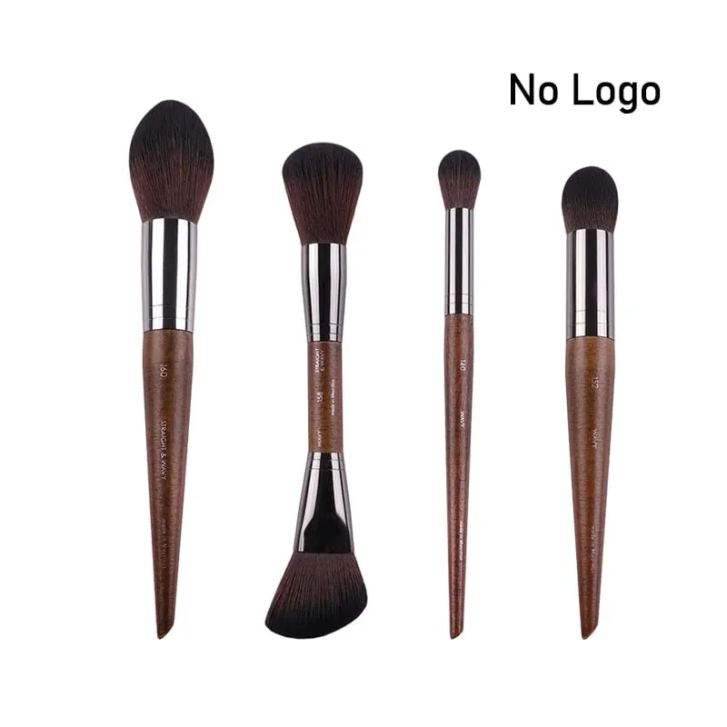 Natural wood Eye Makeup brushes whole set Pro Crease Eyeshadow Make up kit smudge highlighter eyebrow Lip lash brush practical