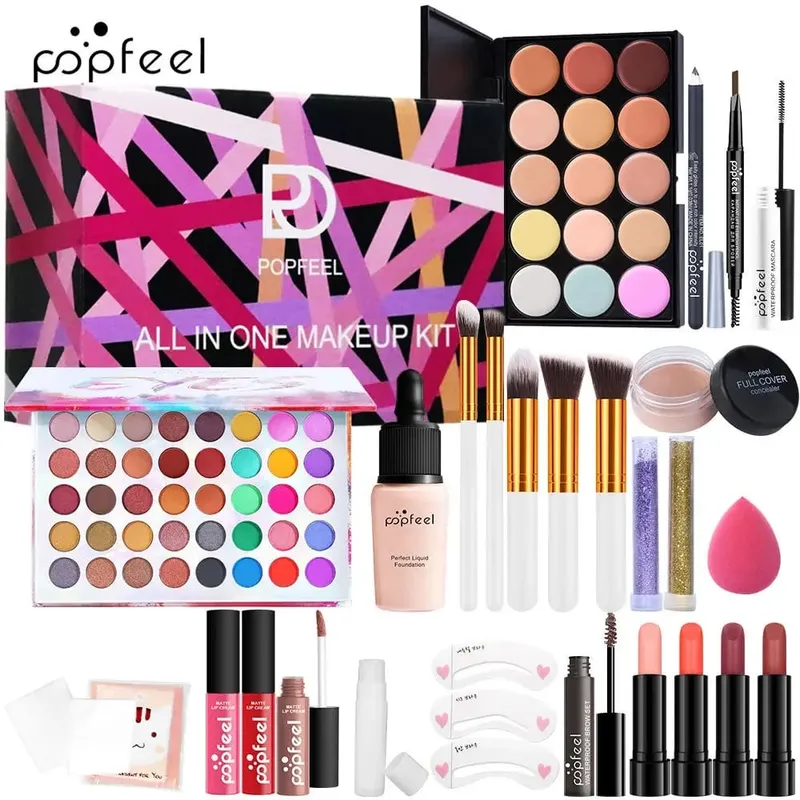Professional Makeup Set Full Makeup Kit Eye Shadow Blush Foundation Face Powder Makeup Case Korean Cosmetic Christmas Gifts — image 9