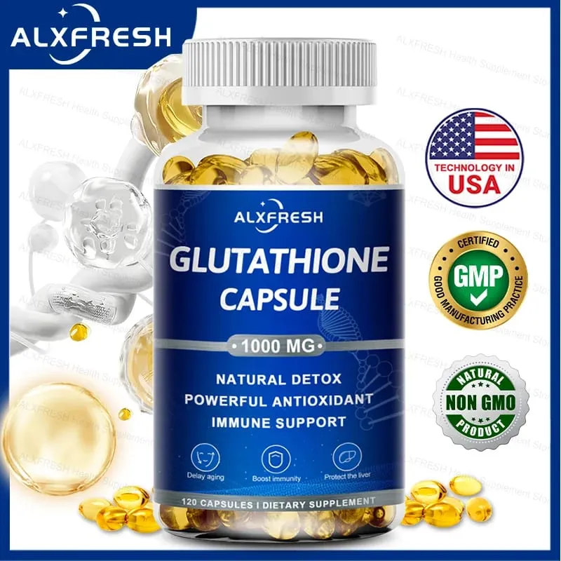 Liposomal Glutathione 1000 mg - Suplemen Pendukung Antioksidan dan Kekebalan Tubuh - Detoksifikasi dan Dukungan Hati — image 1