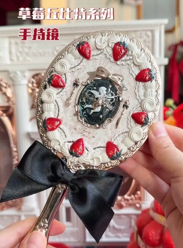 Flower Knows Handheld Makeup Mirror Air Cushion Comb All Series Relief Pattern Limited Color Makeup Tool Kit — image 17