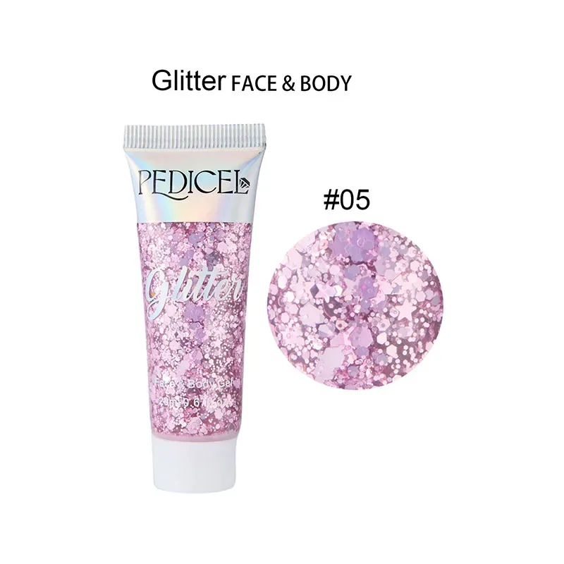 Multifunctional Eye Glitter Nail Hair Body Face Glitter Gel Art Flash Loose Sequins Cream With Smear Spoon Festival Glitter Deco — image 11