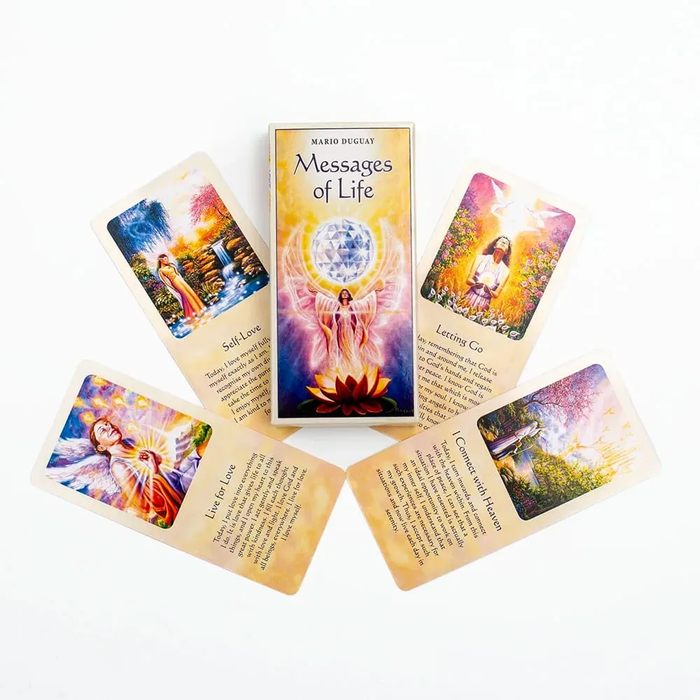 Messages Of Life Tarot Board Game 54 Pcs English Playing Cards for Party and Family Fun 11.3*4.5cm — image 4