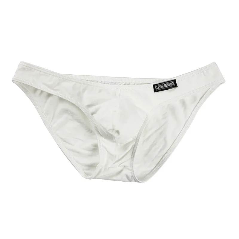 Slips Ultra-fins pour hommes, sous-vêtements Sexy, taille basse, Mini Bikini, sous-vêtements doux, culottes confortables pour la maison