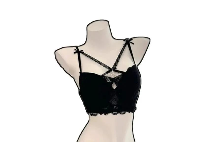 Soutien-gorge en dentelle avec buste magique, pendentif en forme de cœur, décor, Allure Sexy, sous-vêtements pour femmes, Lingerie push-up, tailles s à xl, bonnets 32 à 38AB — image 5