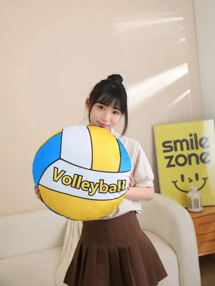 48cm Sports Ball Plush Pillow Stuffed Soft Seat Cushion Decorative Volleyball Rugby Table Tennis Basketball Golf Billiards Gift — image 8