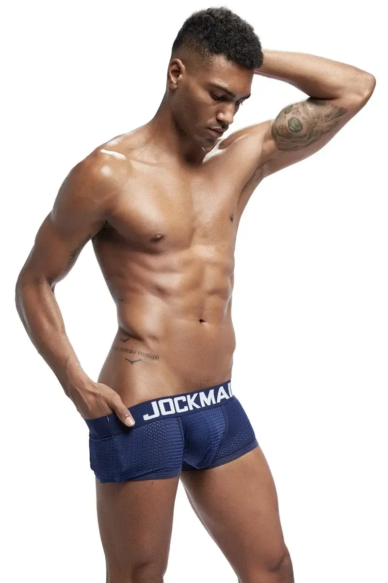 4PCS/Lot Boxer Men Mesh Breathable Boxershorts Men Underwear Shorts Panties Men Cuecas Boxer Underpants Calzoncillos — image 8
