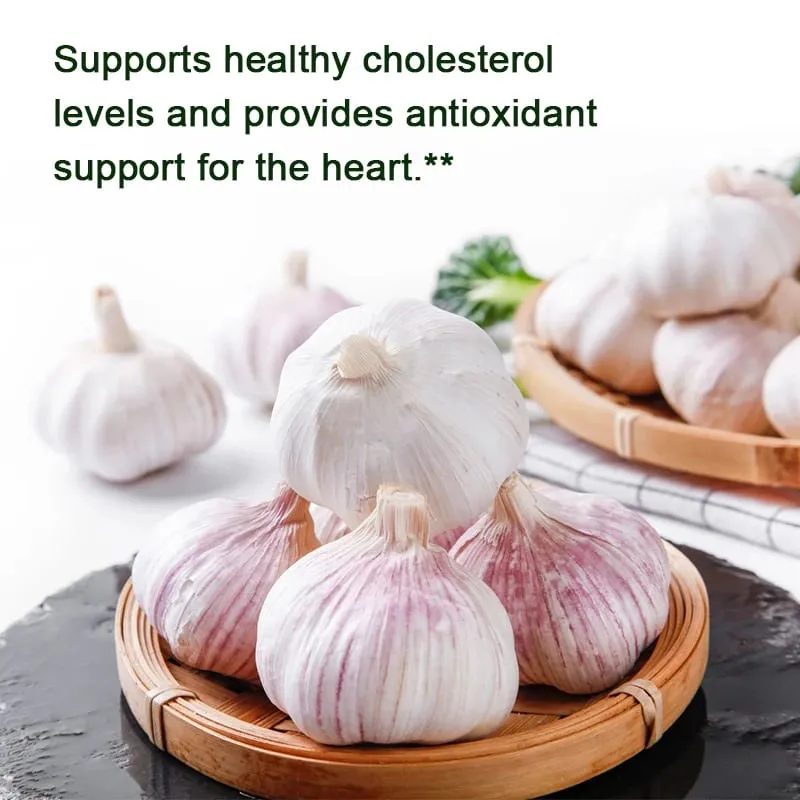 Odorless Garlic Capsules - Balance Cholesterol Levels Support Heart and Cardiovascular Health — image 5