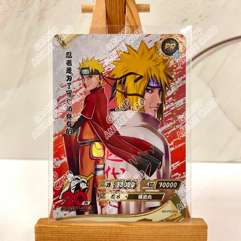 Kayou Genuine Anime Naruto Card PR Full Series No.01-38 Single Card Rare Card Collection Game Naruto Uzumaki Children's Toy Gift