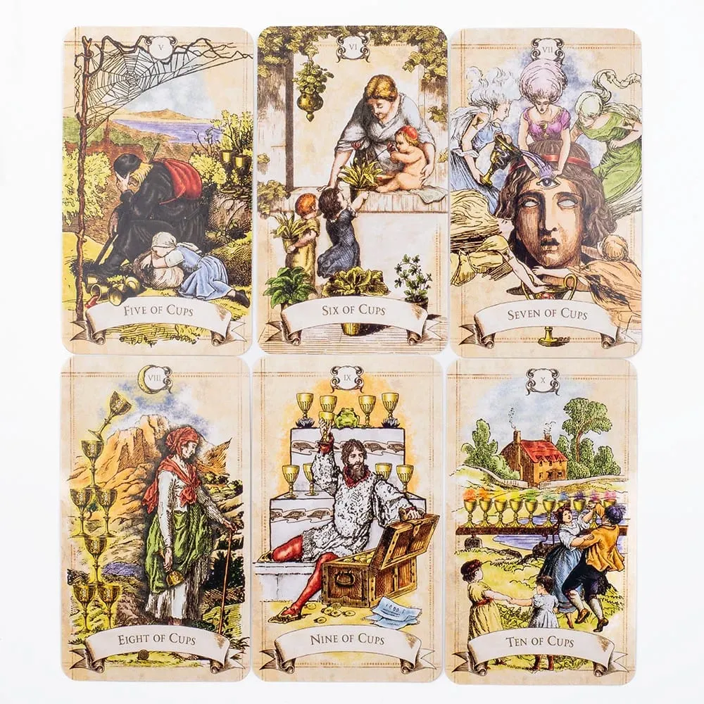 Old Style Tarot 79-Card Deck Oracle English Visions Divination Edition Board Playing Games for Fortune Telling 10.3*6 cm — image 4