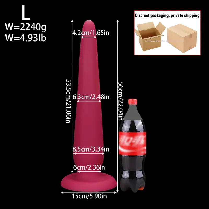 66cm super longo enorme anal plug grande grosso butt plugs treinamento anal dilatador brinquedo massageador de próstata adulto brinquedo sexo anal para mulheres homens