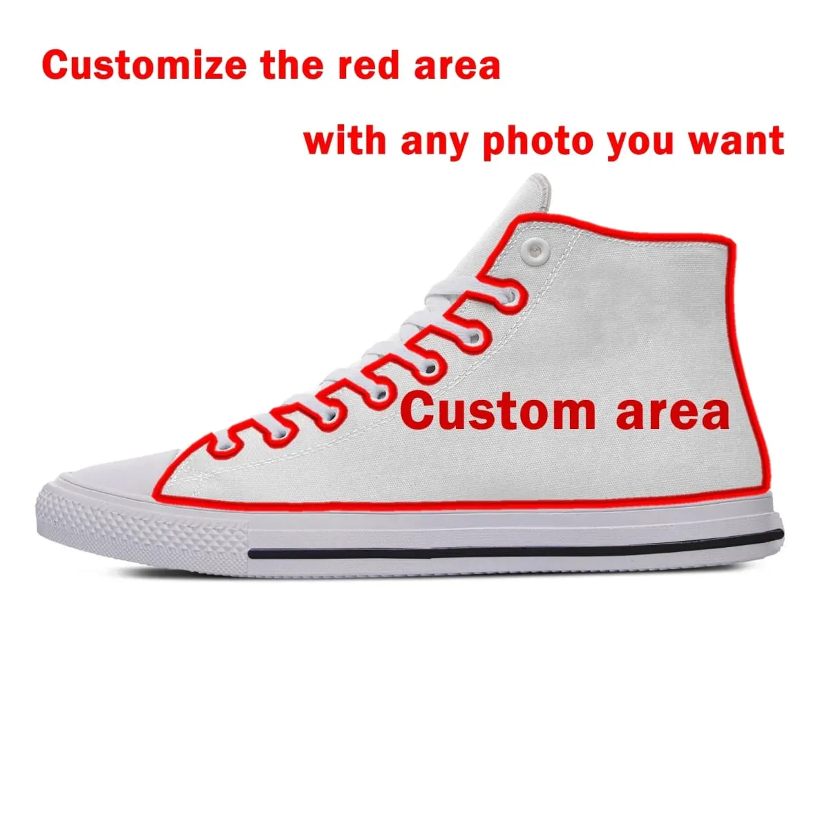 Custom Shoes Low Top High Top Sneakers High Quality Mens Womens Teenager Canvas Custom made DIY Sneaker Casual Couple Shoes