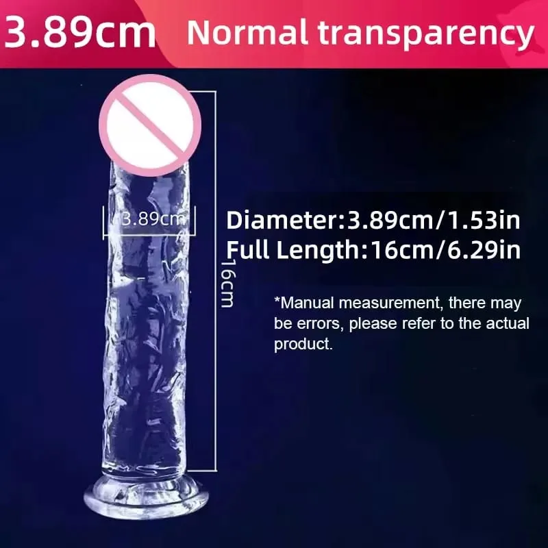 Realistic Dildo Jelly Penis Suction Cup Dildo Realistic Sex Toys For Lesbian Women Female Masturbator Big Dick Fake Dick — image 16
