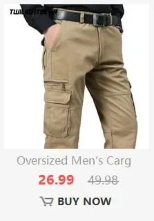 High Quality Men's Jeans Multi Pocket Denim Cargo Pants Oversized Casual Pants Men Clothing Loose Trousers 29-44 — image 8