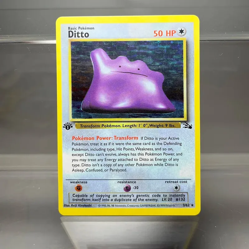 PKM Single Cards Fossil Gengar Dragonite 1st Edition Kabutops Lapras PTCG Proxy Cards Collection Battle Cards Toys Gifts — image 3