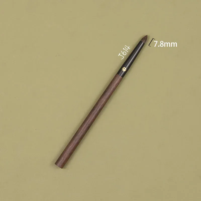 Professional Handmade Makeup Brushes 1PC Washed Horse Hair Pencil Eye Shadow Blending Brush Walnut Handle Make Up Brush