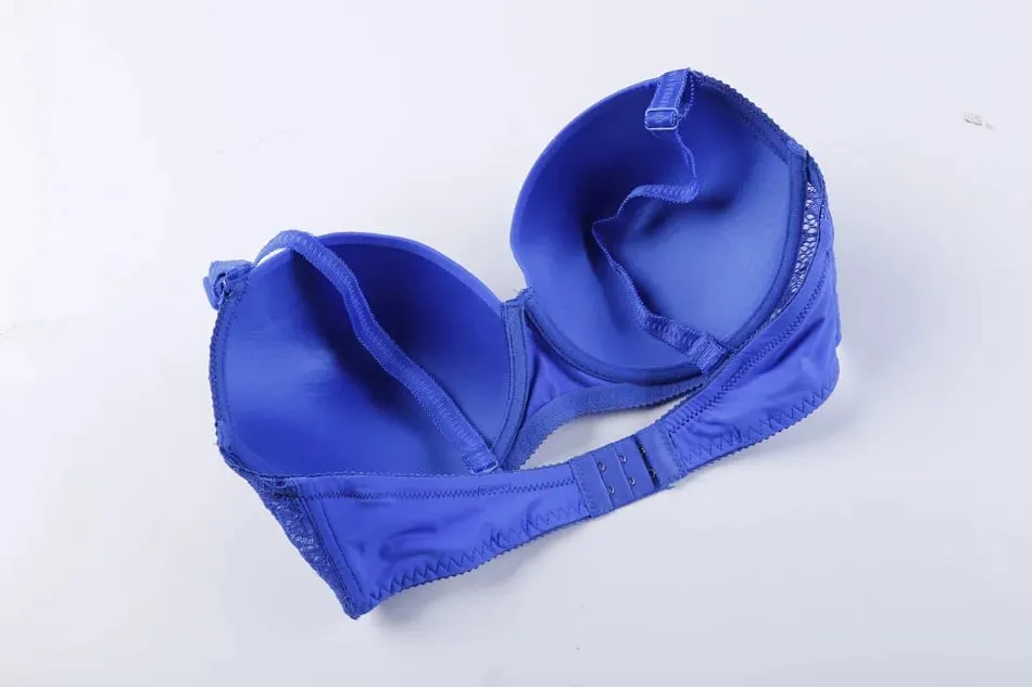 MOM Lady Lace Push Up BraS Sets 32/70 34/75 36/80 38/85 40/90 42/95 C D E F G Cup Underwear Panties Women Sexy Lingerie Bra B04 — image 3