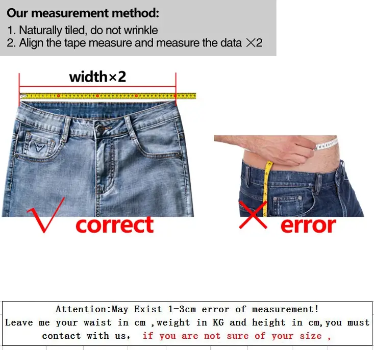 Spring Autumn Business Men Jeans Casual Straight Stretch Fashion Classic Black Sky Blue Grey Work Denim Trousers Brand Clothing — image 8