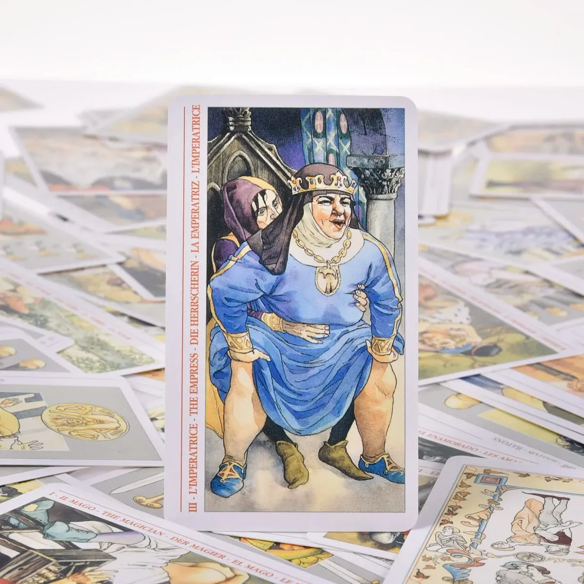 Decameron Tarot Cards A 78 deck English Version Oracle Cards PDF Guideboock Divination Edition Deck Borad Playing Games — image 4