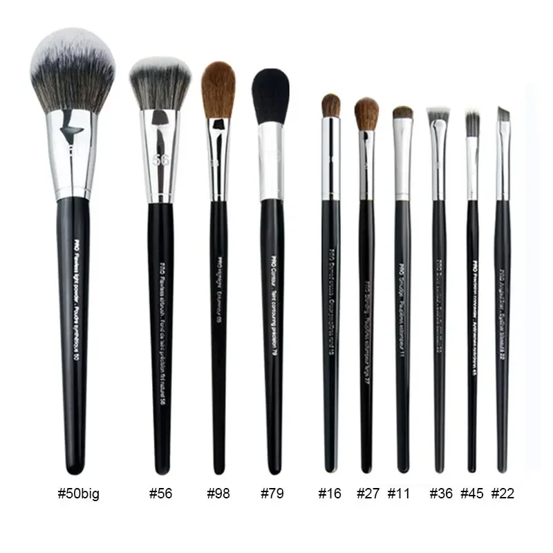 High quality Foundation Makeup brushes set Pro Make up brush Liquid Powder Eyeshadow Crease Concealer cosmetic tools exquisite