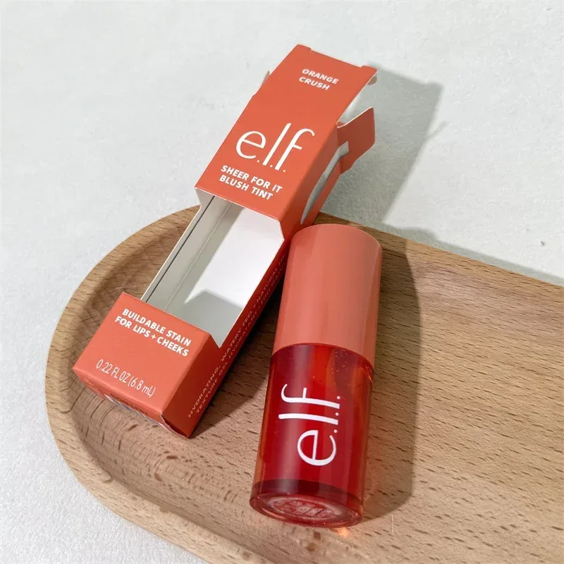 Hot Sale New Elf Bubblegum-Cherry Mango-Watermelon Lasting Moisturizer Lip Gloss Lip Balm & 8 Colors Cream Blush Brand Cosmetics — image 27