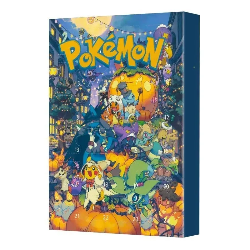 24PCS/Set Pokemon Christmas Advent Calendar Cute Pikachu Charizard PVC Small Anime Figure Surprise Box Birthday Halloween Gift — image 5