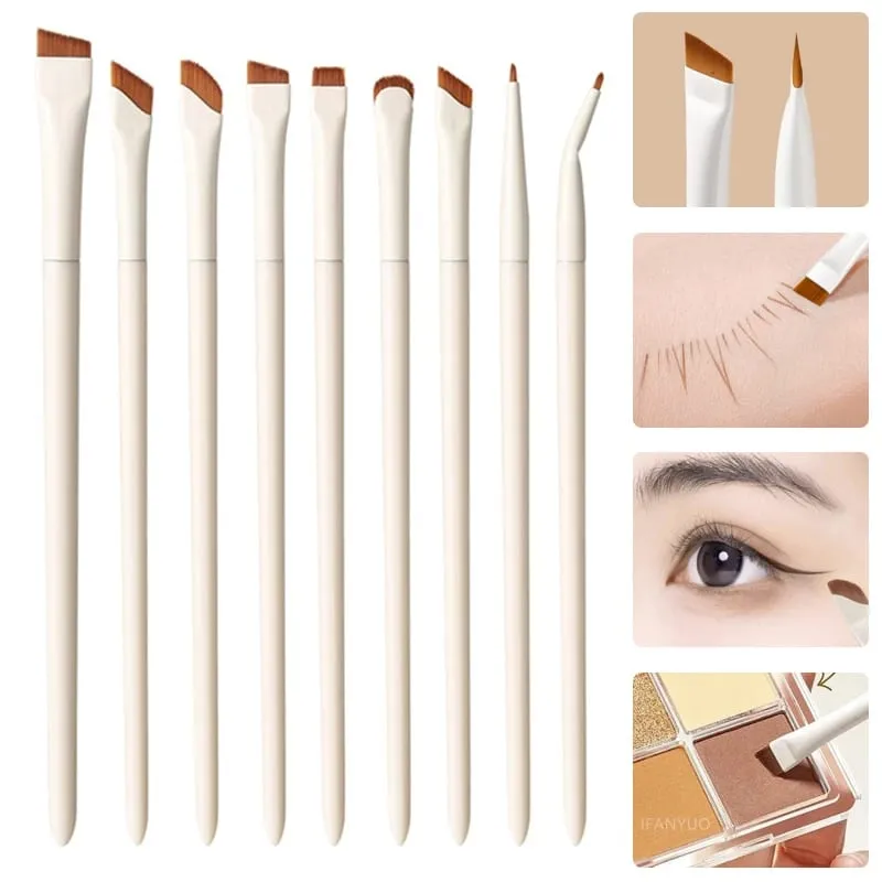 1/7/9 Makeup Brushes Set Upgrade Blade Eyeliner Brush Fine Oblique Head Eyebrow Brush Under The Eyes Place Precise Detail Brush — image 1