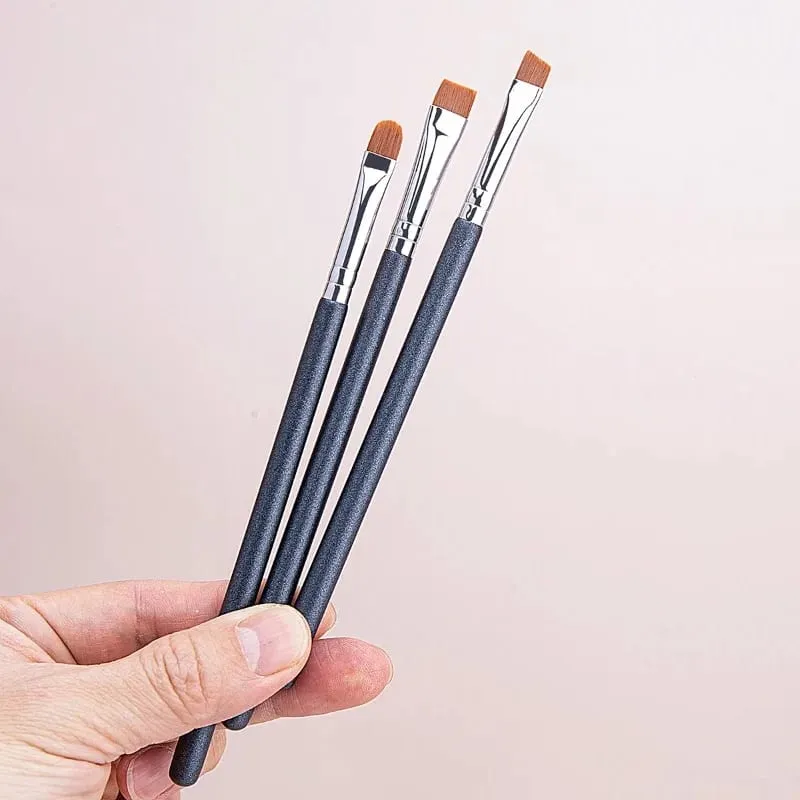 212 Flat Eyebrow Brush Ultrathin Eyebrow Makeup Brushes Flat Eyeliner Brush Thin Eye Liner Brow Contour Beauty Brush Tool — image 5