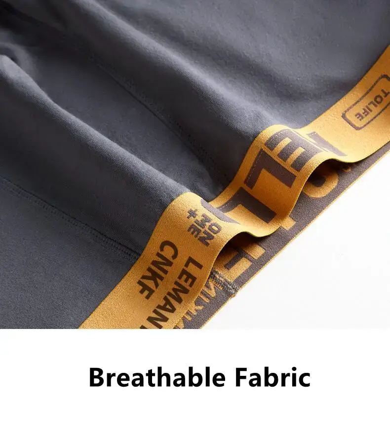 L-5XL Plus Size Men Boxer shorts Elastic Fiber Male Underwear Breathable 3D-Pouth Boxer Underpants Seamless Boxer Knickers — image 4