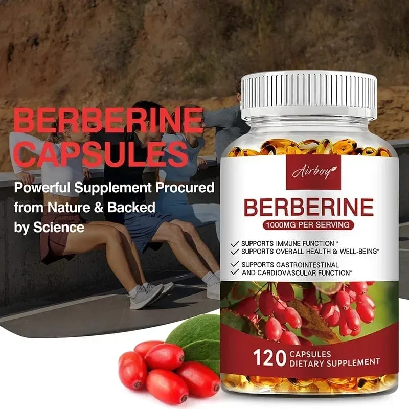 Berberine Capsules - Support Overall Health and Immune Function Promote Digestion Enhance Energy Anti-oxidant and Anti-aging — image 5