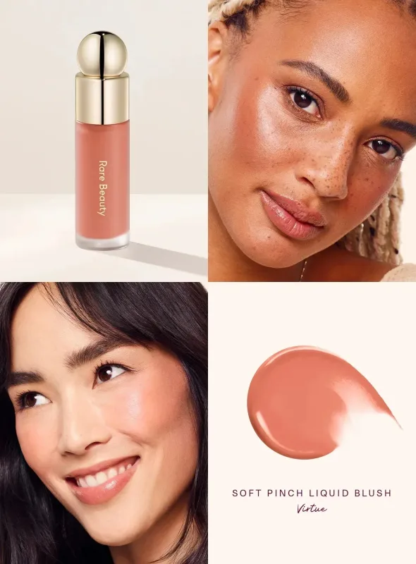 Rare Beauty New Liquid Blush and Liquid Luminizer Bundle Set Enchant Enlighten Hightlighter Happy Joy Lucky Love Hope Blush Gift — image 20