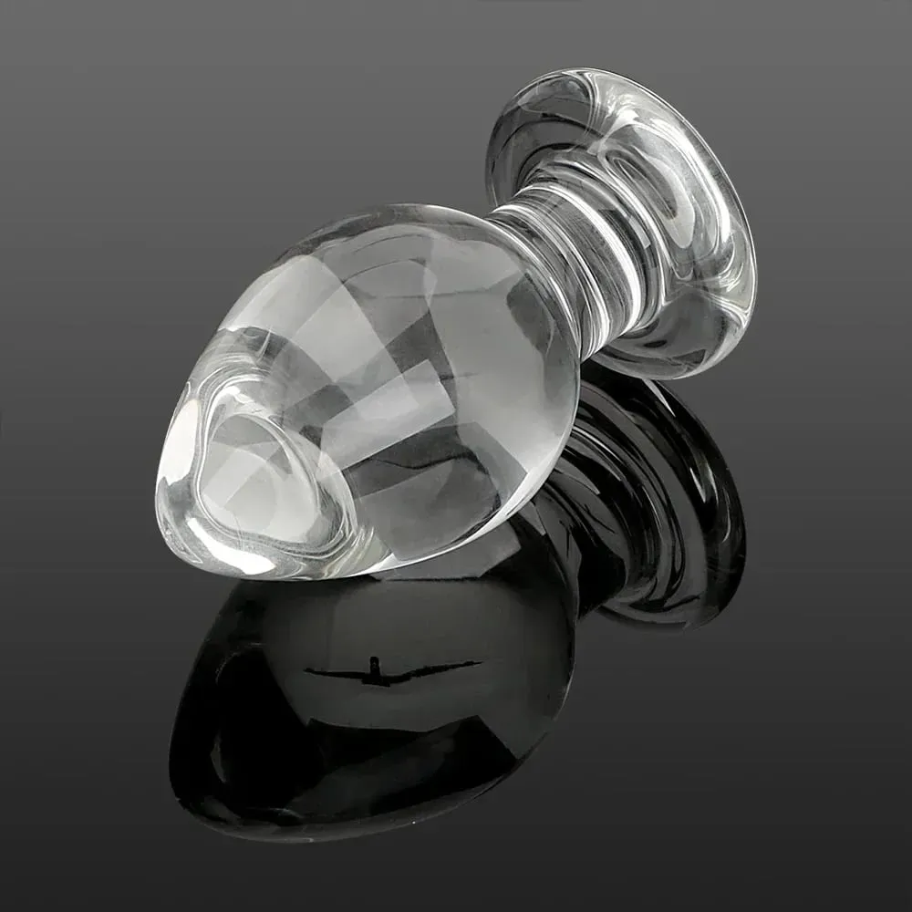 Butt Dilator Anal Plug for Women Vaginal Expander Glass Big Dildos Female Masturbator Sex Toys Adults Games Erotic Products — image 4