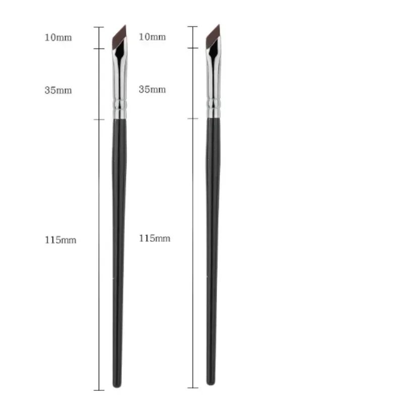 1-16 шт., обновленная кисть для подводки глаз, ультратонкая угловая плоская кисть для бровей, кисть для подводки бровей, кисть для макияжа, кисть для точных деталей — image 10
