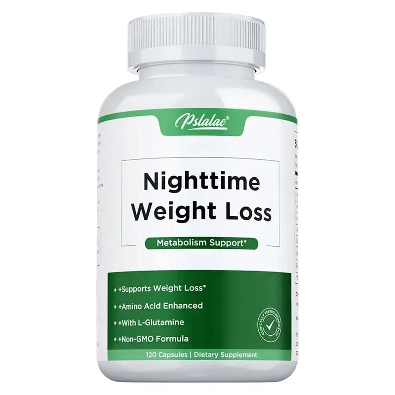 Nighttime Weight Loss Supplements - Appetite Suppressant Burns Fat Improves Digestion Promotes Sleep and Relaxation — image 9