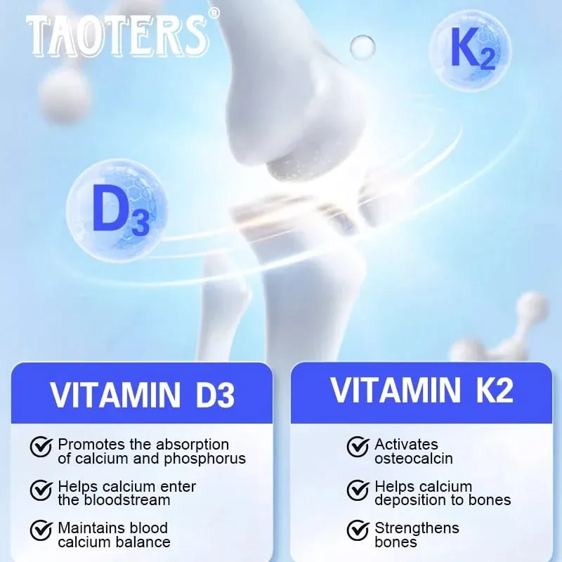 Συμπλήρωμα υγείας 3000 mg Vitamin D3+K2 - Συμπλήρωμα ασβεστίου για την ακρίβεια των οστών και τη γενική υγεία — image 6