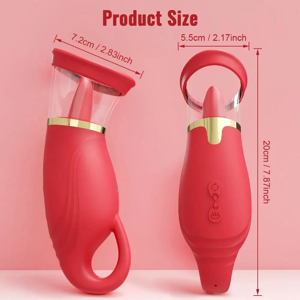 Powerful Swing Tongue Licking Vibrator for Women Oral Sucking Nipple Sucker Clitoris Stimulator Sex Toys Goods for Female Adults — image 5