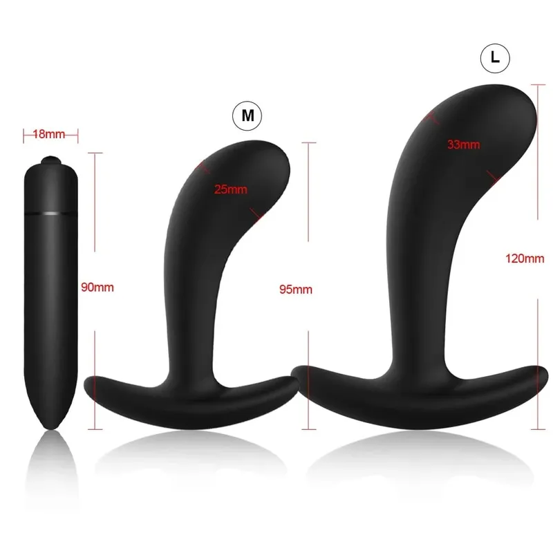 4pcs Beginner Silicone Butt Plug Anal Plug for Men Prostate Massager for Gay Mini Anal Bullet Vibrator Sex Toy for Men Women — image 21