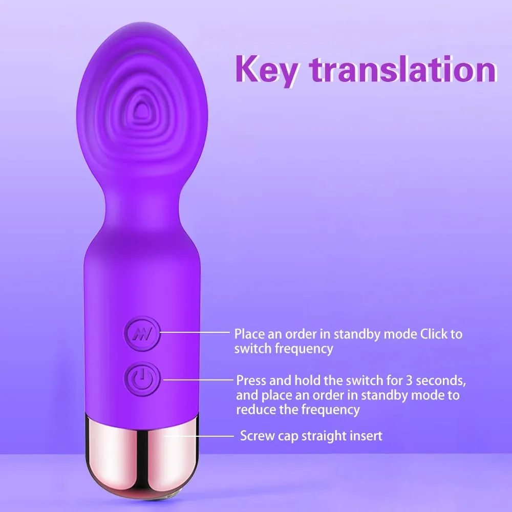 Mini AV Vibrator Female G Spot Vibration Vagina Anal Clitoris Stimulator Dildo Vibrator Adult Sex Toys for Women Masturbation — image 6