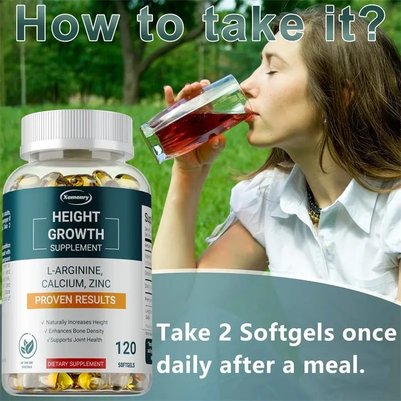 Height Growth Supplements - Bone Strengthening and Growth Promotion for Children Teens and Adults — image 6