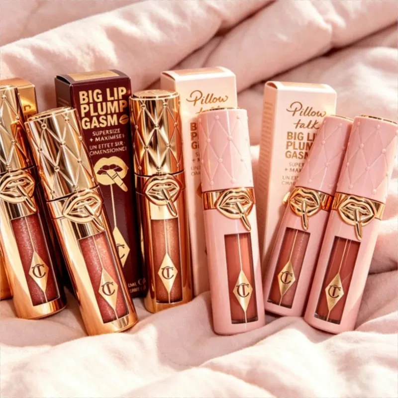 Charlotte Latest Tilbury Moisturized Plump Lip Gloss Highlights Concealer Liquid Foundation Two Color Heartbeat Blush Makeup — image 6