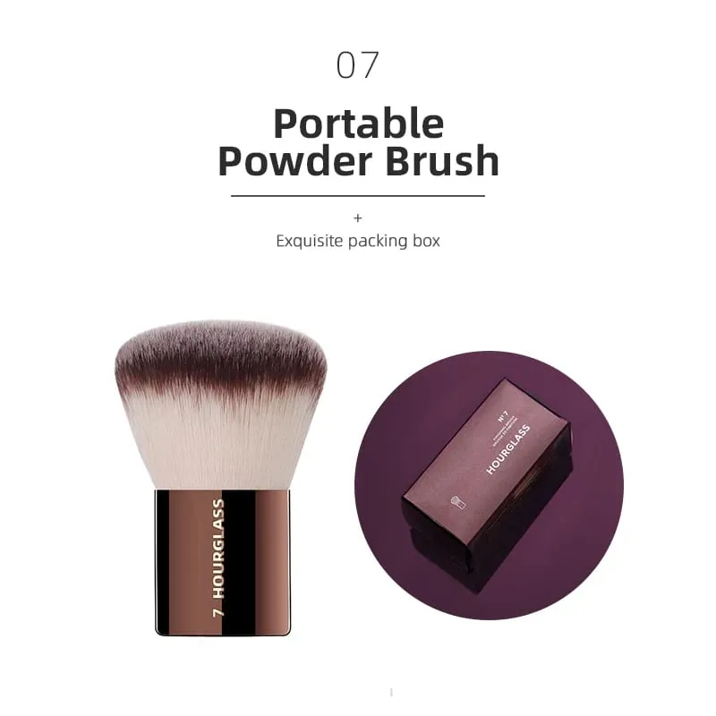 Hourglass Makeup Brushes Powder Foundation Concealer Blusher Bronzer Eye Shadow Eyebrow Eyeliner Sculpting Brush — image 29