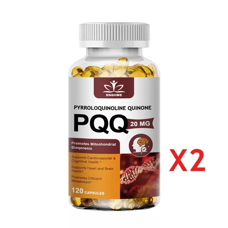 PQQ 20 Mg Capsules|for Vascular Heart & Joint Function|May Help With Decreased Sleep&Cognitive Function Brain Supplements