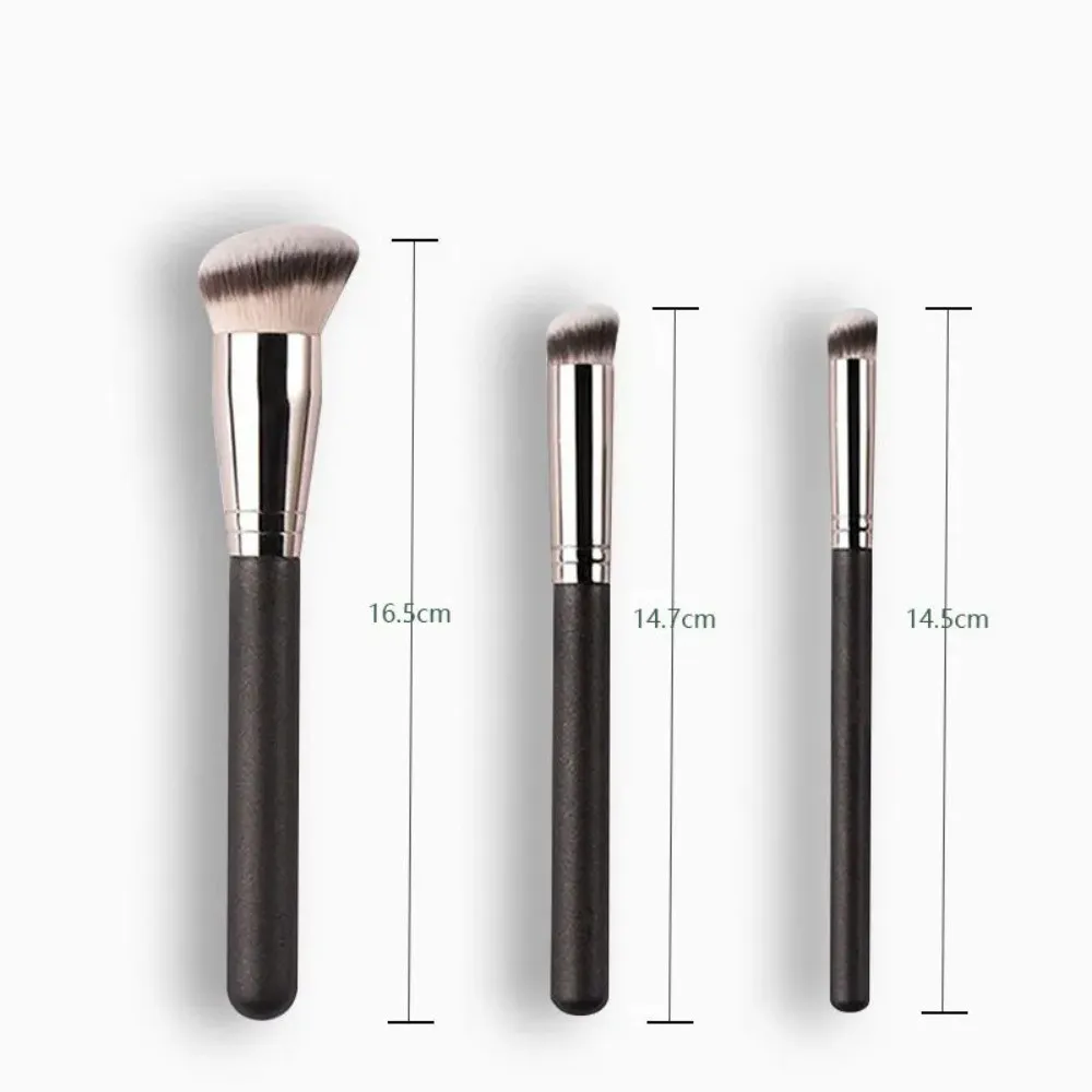 1/3 st Ansiktssminkborstar Set - Powder Foundation Concealer BB Cream Blush - Verktyg för flytande och pulverprodukter — image 6