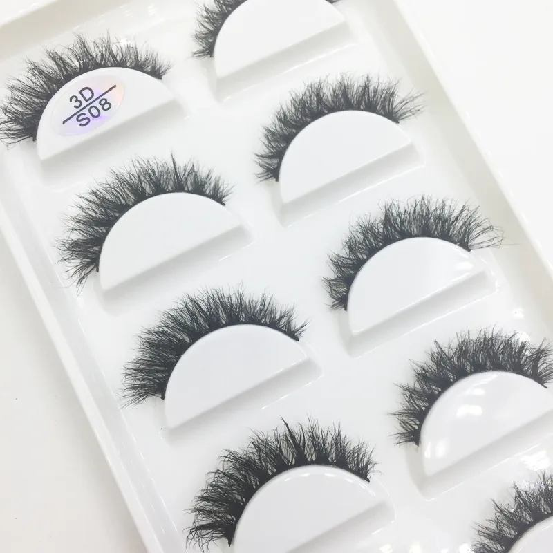 30 Style 5 Pairs Natural Eye Lashes Mink Lashes Handmade Fluffy Lashes 3D False Eyelashes Makeup Faux Cils Maquiagem Cilios — image 34