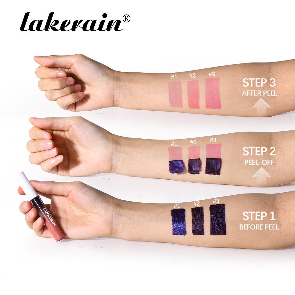 Lip Stain Peel Off And Reveal Long Lasting Waterproof Pink Lip Tint Transfer Proof Natural Lip Stain Tear Off Lip Gloss — image 7