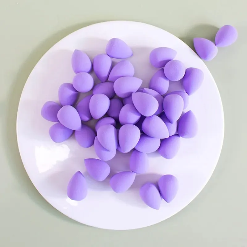 3/20/60Pcs Portable Reusable Water Drop Shape Mini Blender Sponge Beauty Cosmetic Foundation Cosmetic Sponge Makeup Blender — image 1
