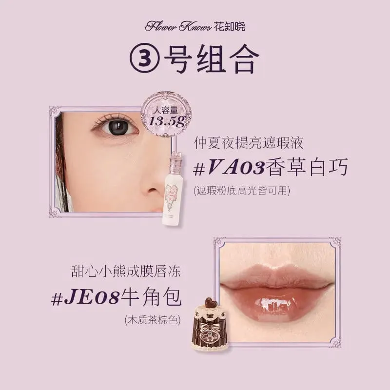 Flower Knows Concealer Lip Glaze Duo Brightening Concealer & Glossy Lip Lacquer 2-Piece Set for Flawless Base & Juicy Lips — image 7